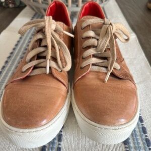 BED|STU Tan Leather Sneakers – Size 9.5